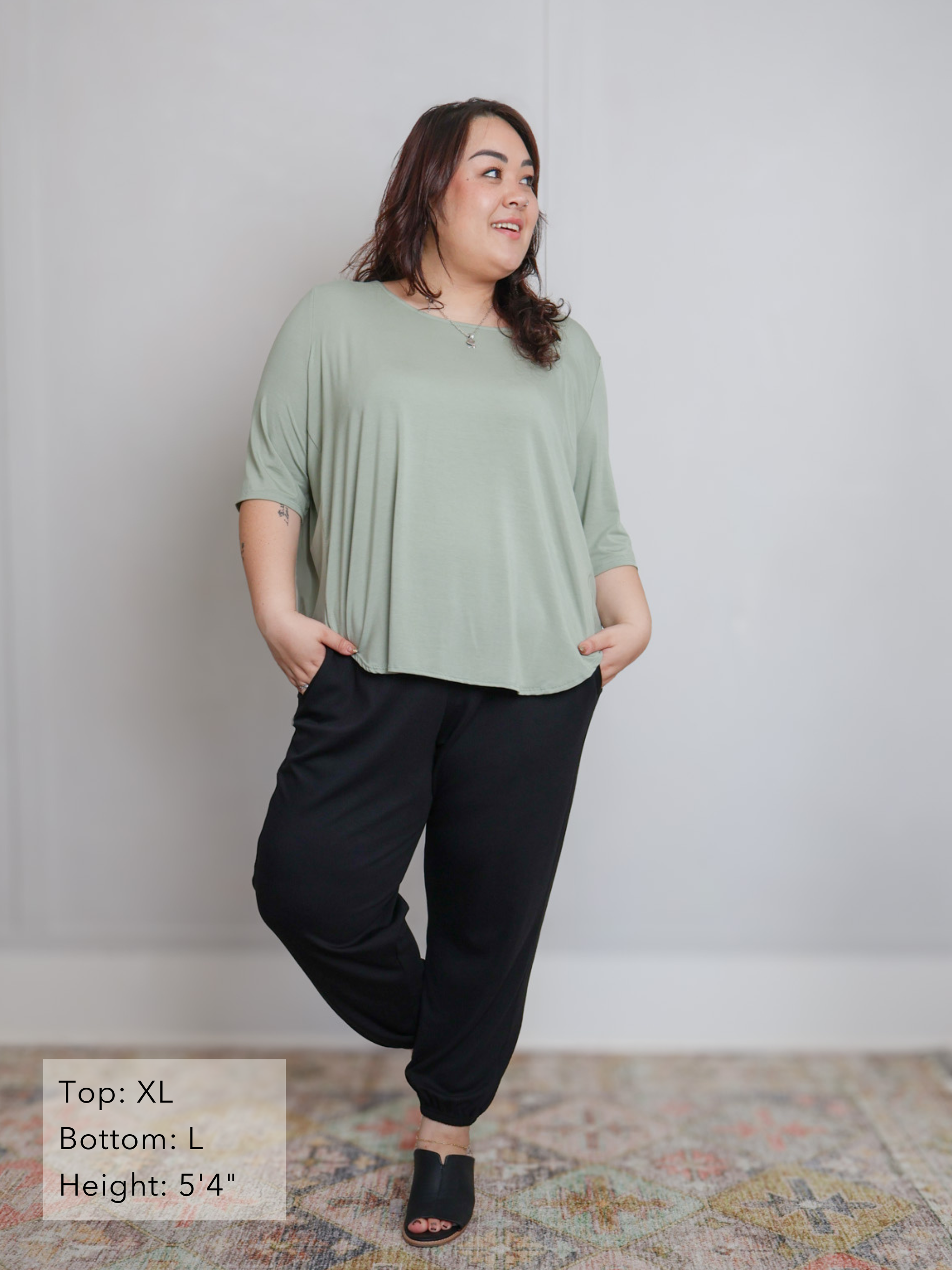 Hannah Top - Matcha Latte