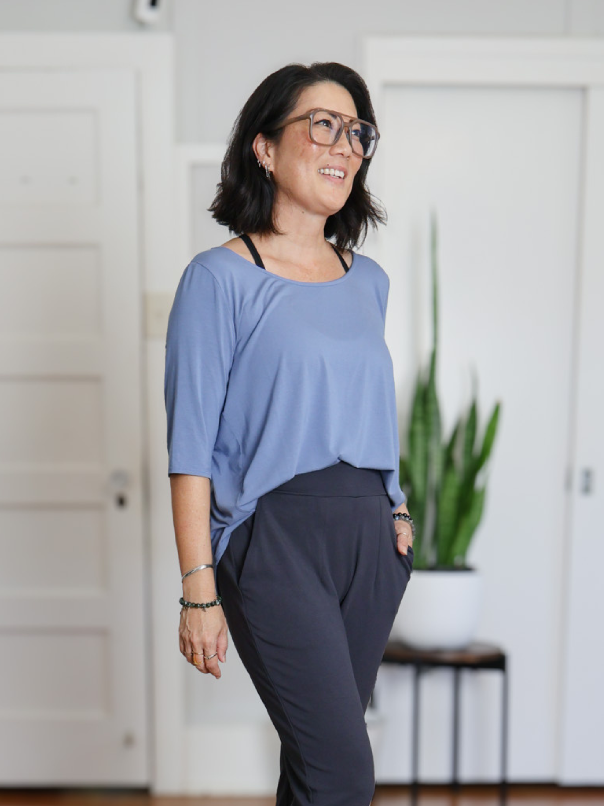 Hannah Top - Parisian Blue