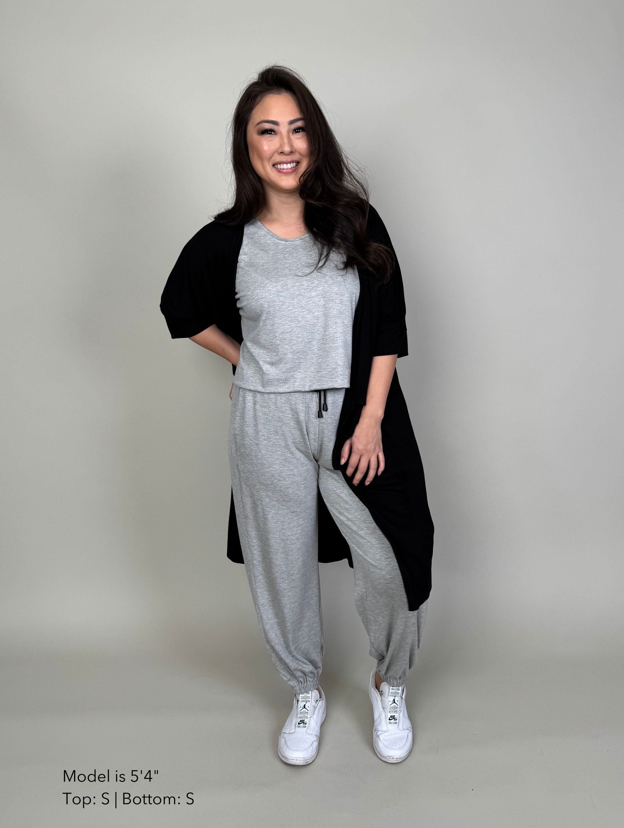 Dani Top - Heather Grey