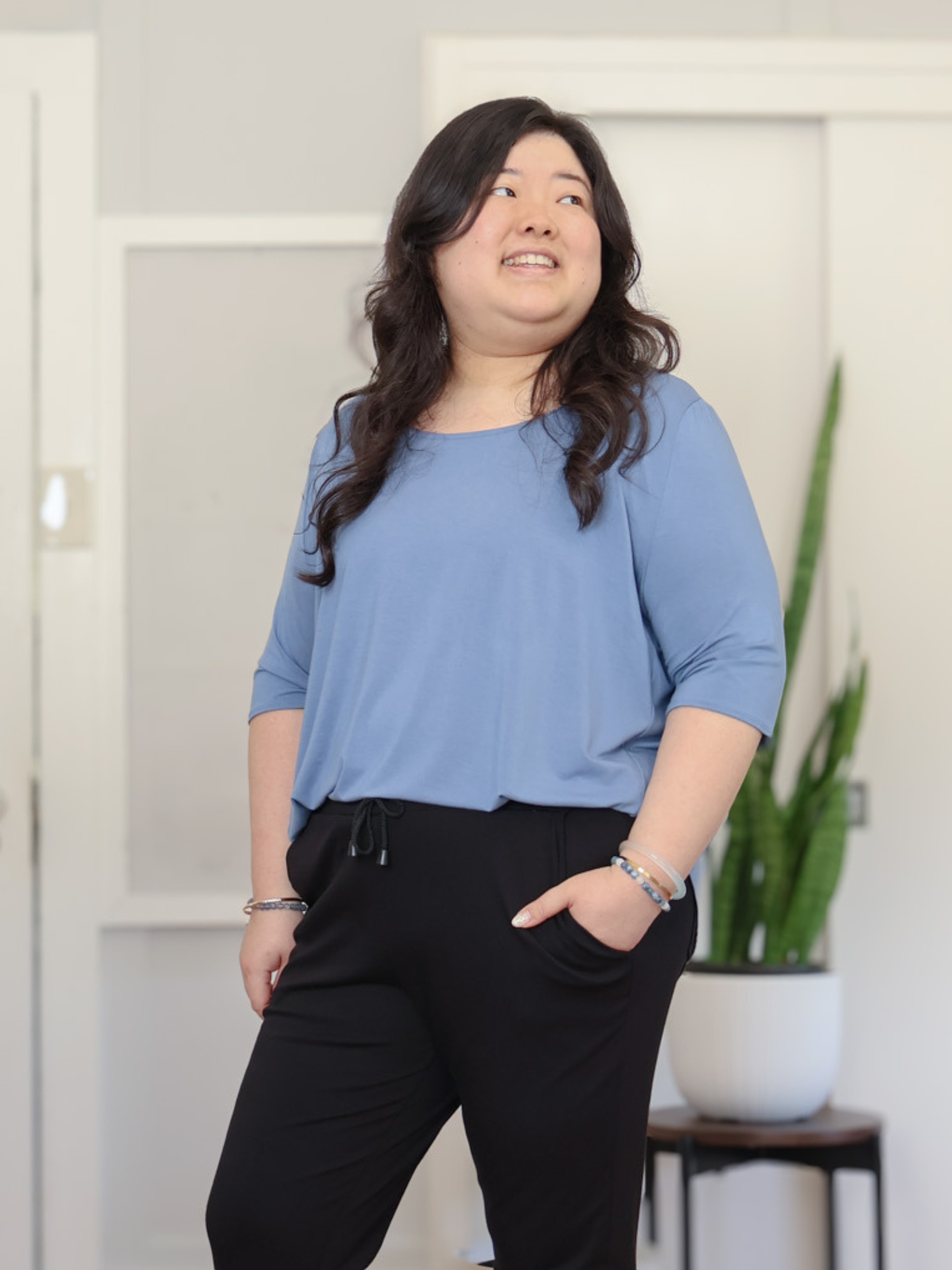 Hannah Top - Parisian Blue