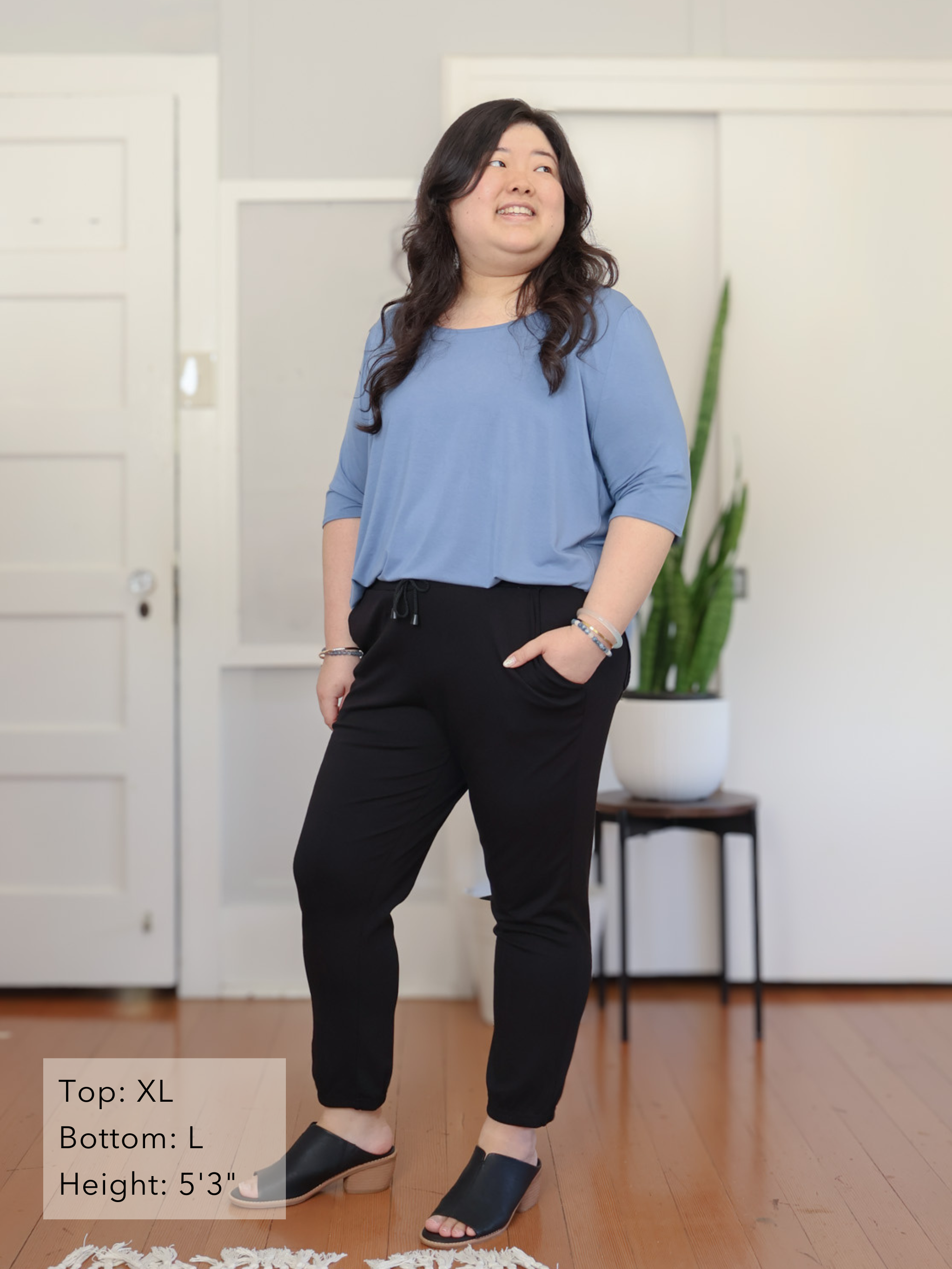 Hannah Top - Parisian Blue
