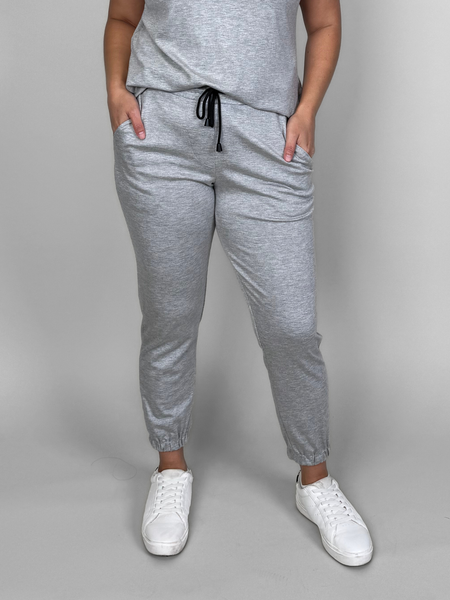 Sunrise Jogger - Heather Grey | Allison Izu