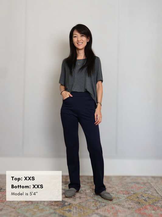 Cooke Pant - Navy Twill Ponte
