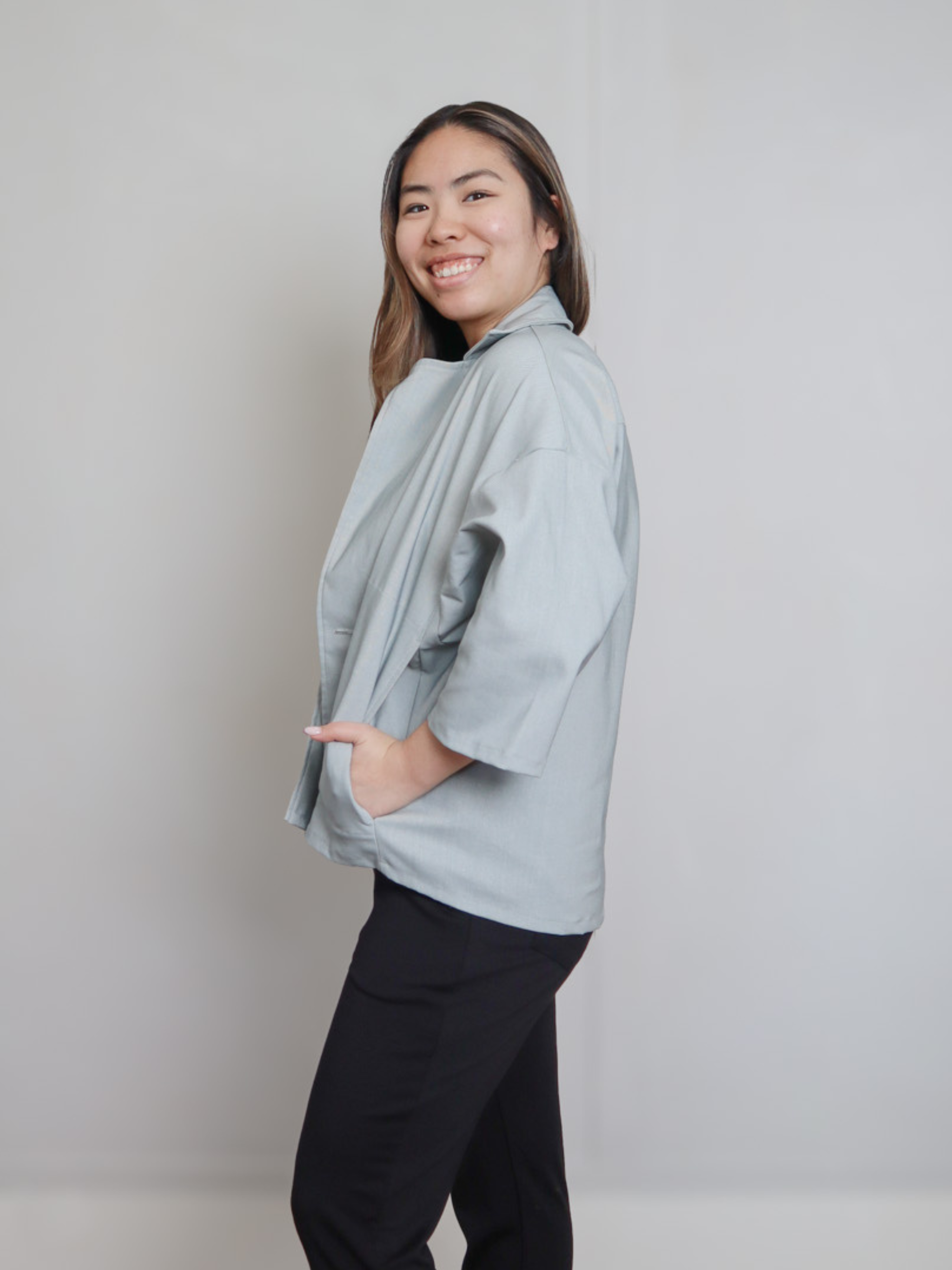 Bryce Jacket - Light Grey Denim