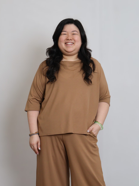 Jana Top - Chestnut Brown