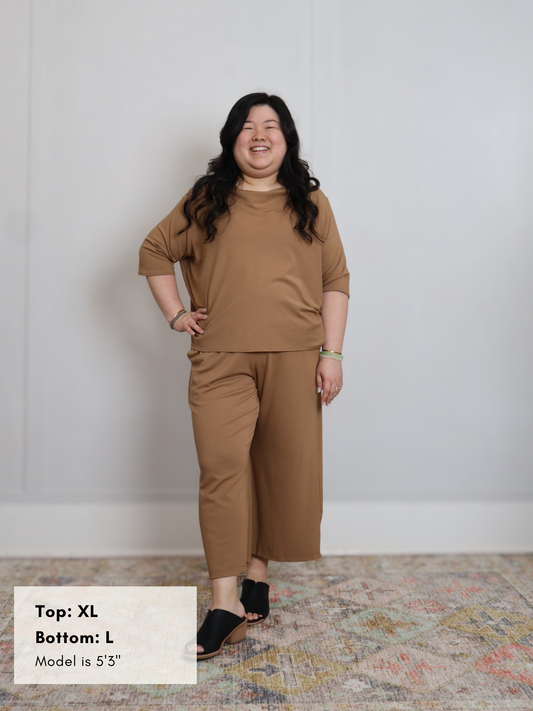 Jana Top - Chestnut Brown