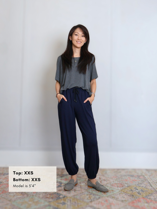 South St. Jogger - Midnight Soft Ponte