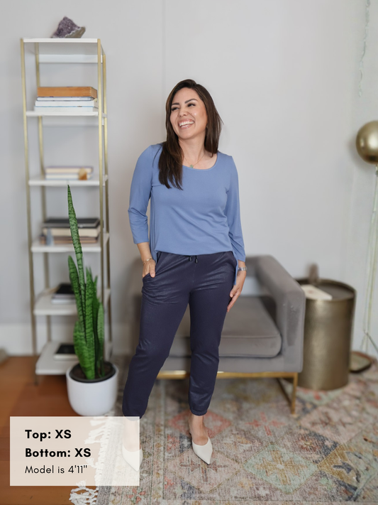 Mandy Top - Parisian Blue