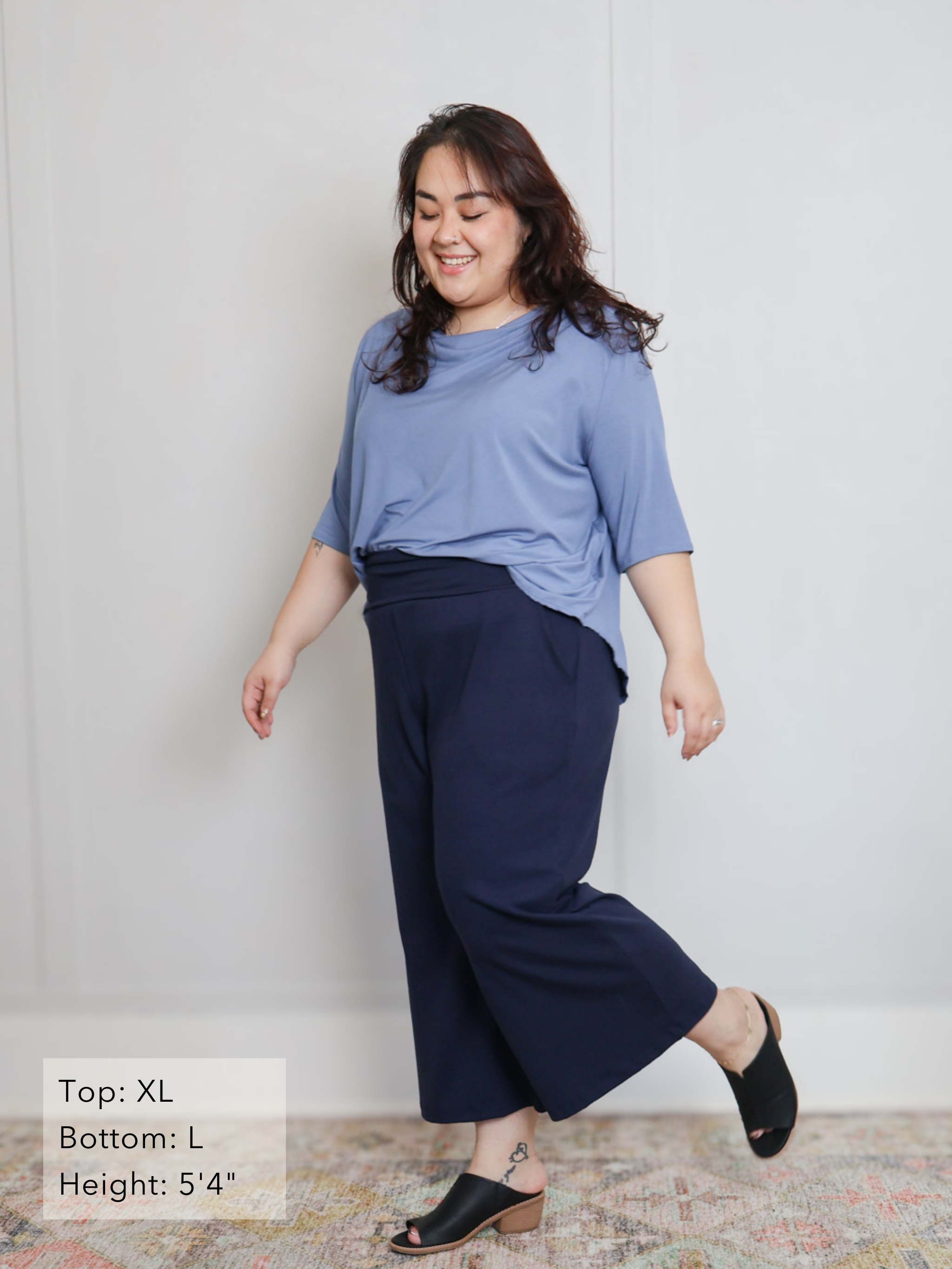 Jana Top - Parisian Blue