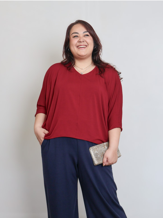 Megumi Top - Raspberry