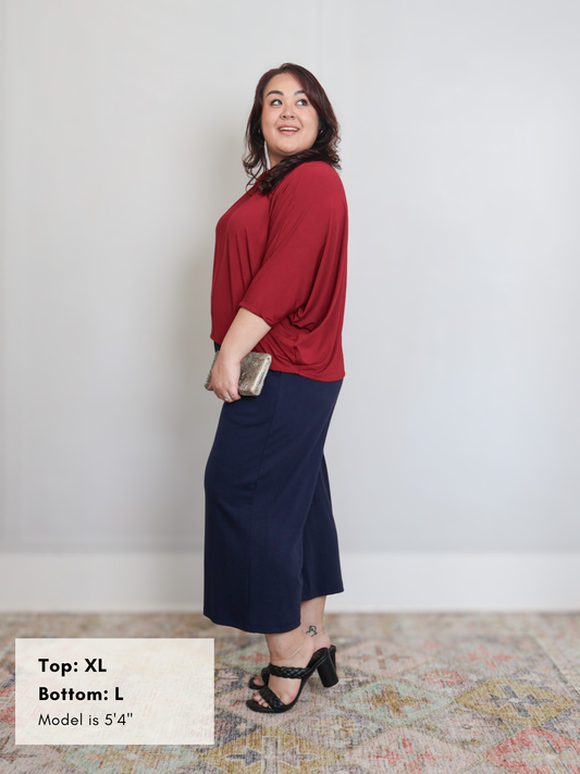 Megumi Top - Raspberry