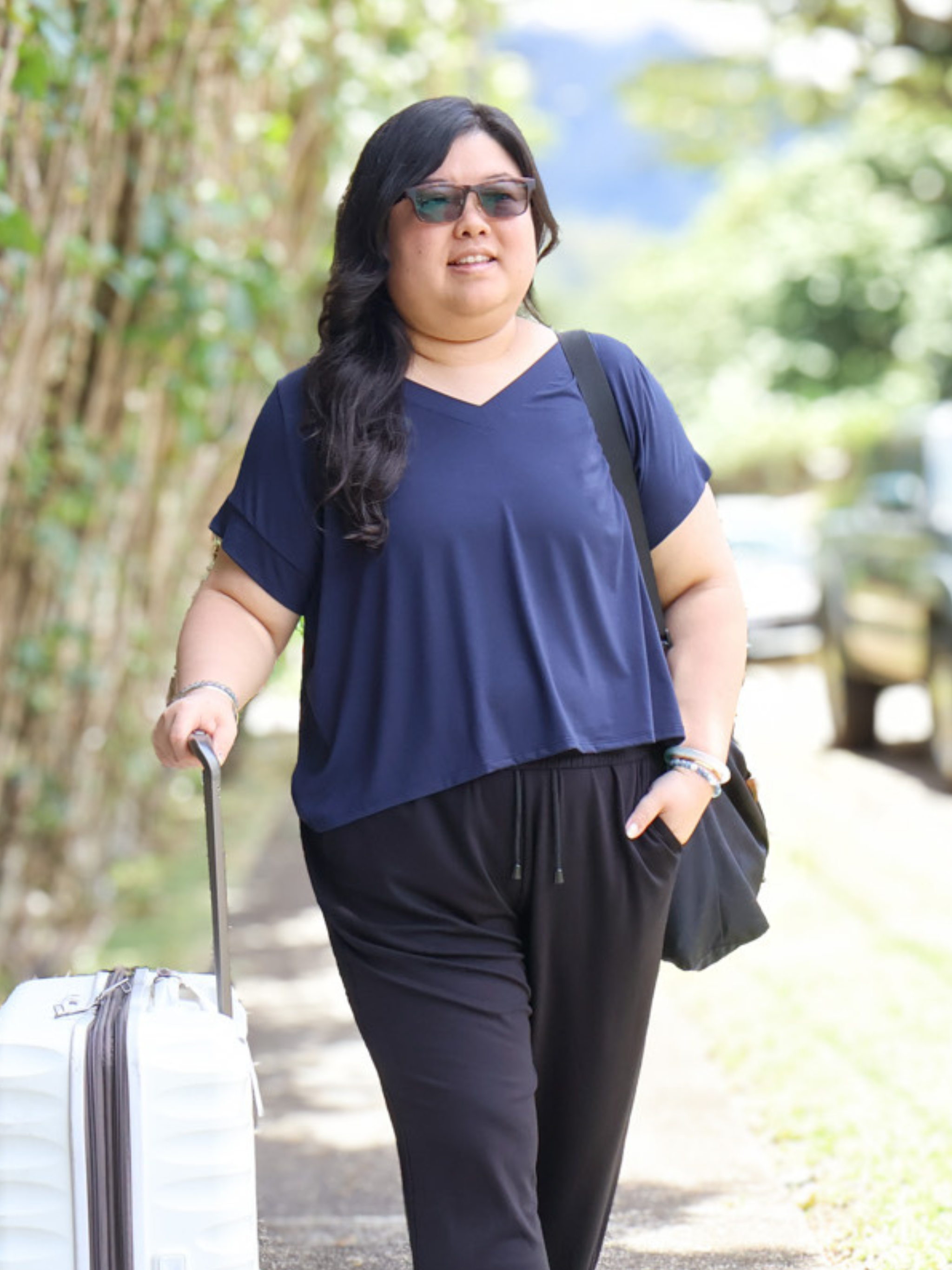 Ava Top - Midnight Rayon Jersey