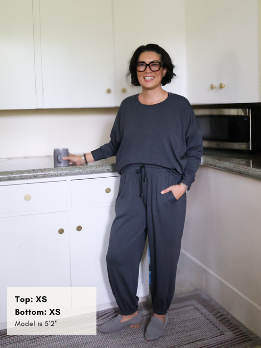 Gabby Sweatshirt - Dark Charcoal