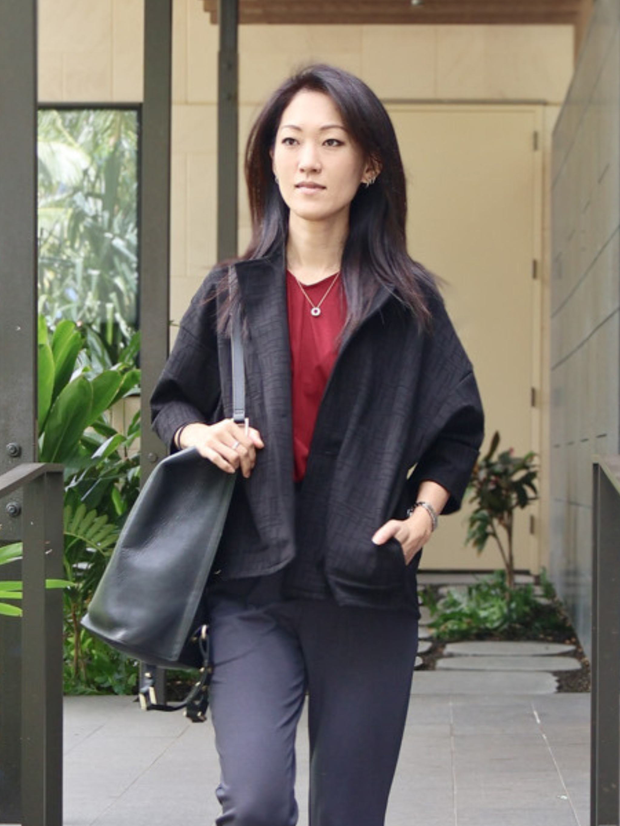 Bryce Jacket - Black Maze Ponte