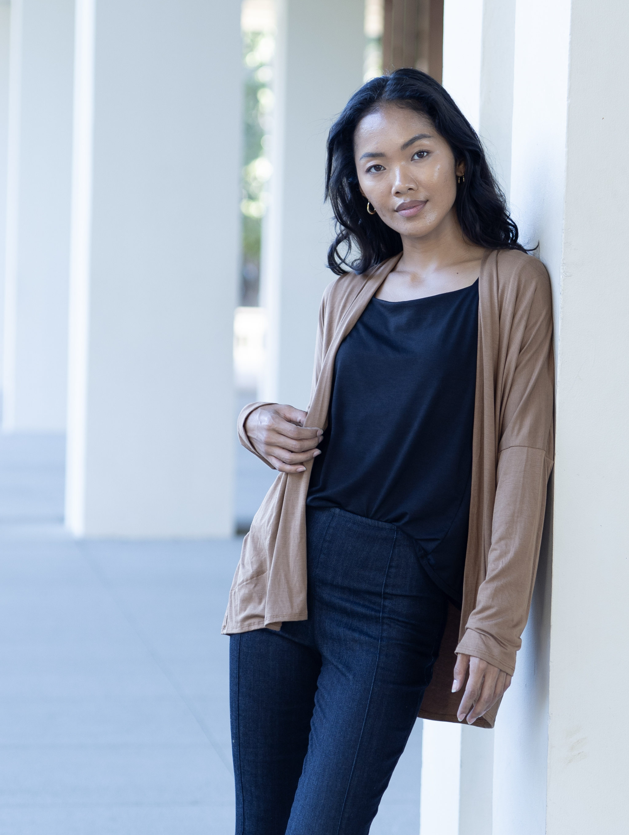 Scarlett Top - Antique White Soft Ponte