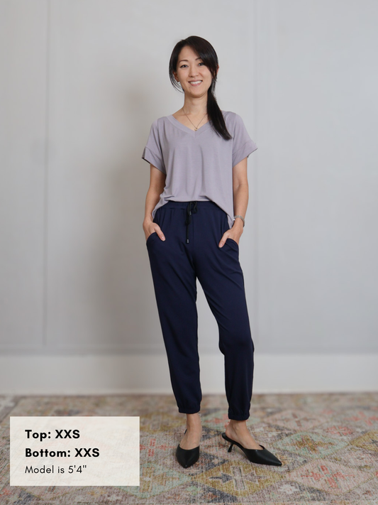 Ava Top - Purple Ash