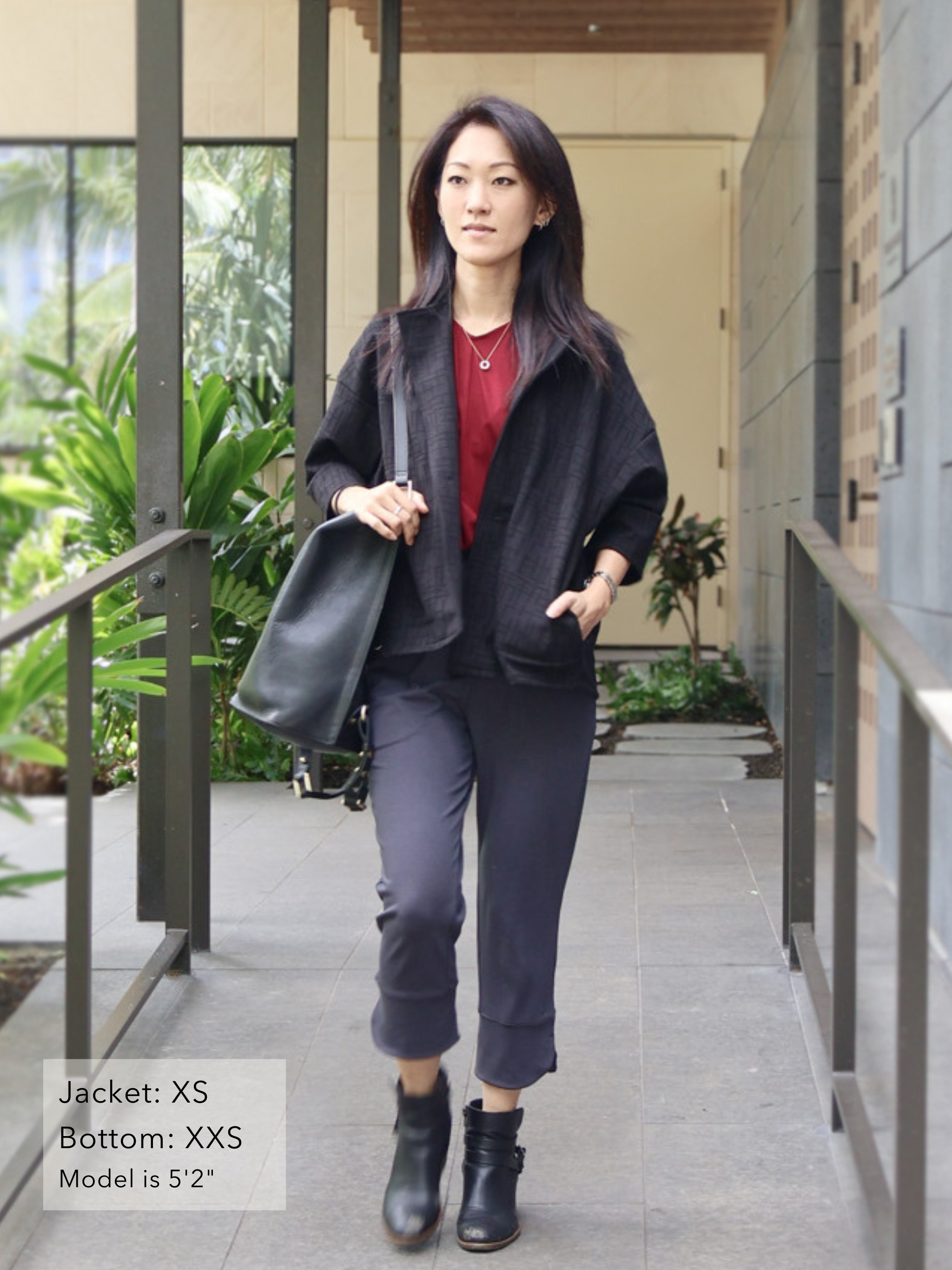 Bryce Jacket - Black Maze Ponte