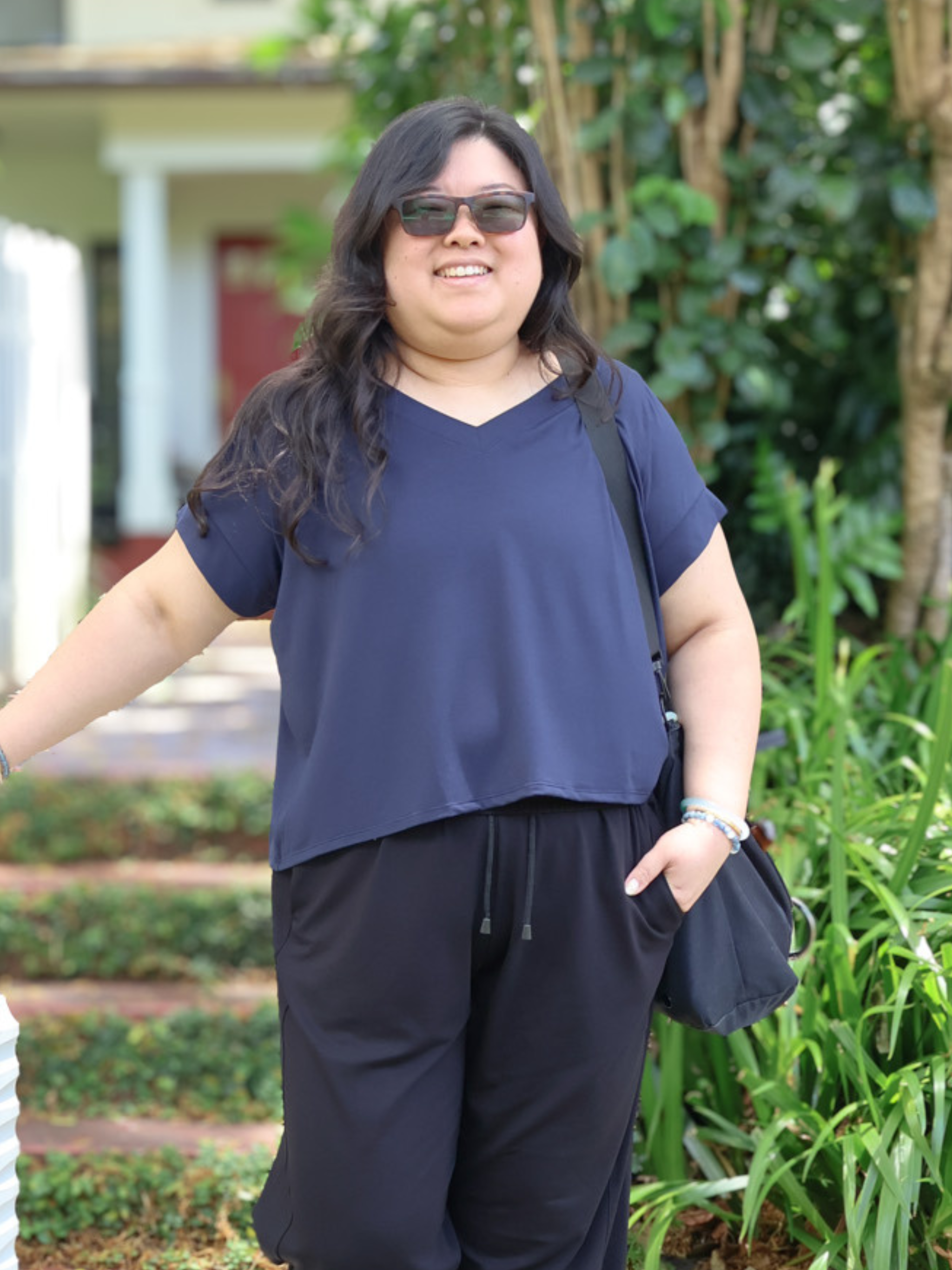 Ava Top - Midnight Rayon Jersey
