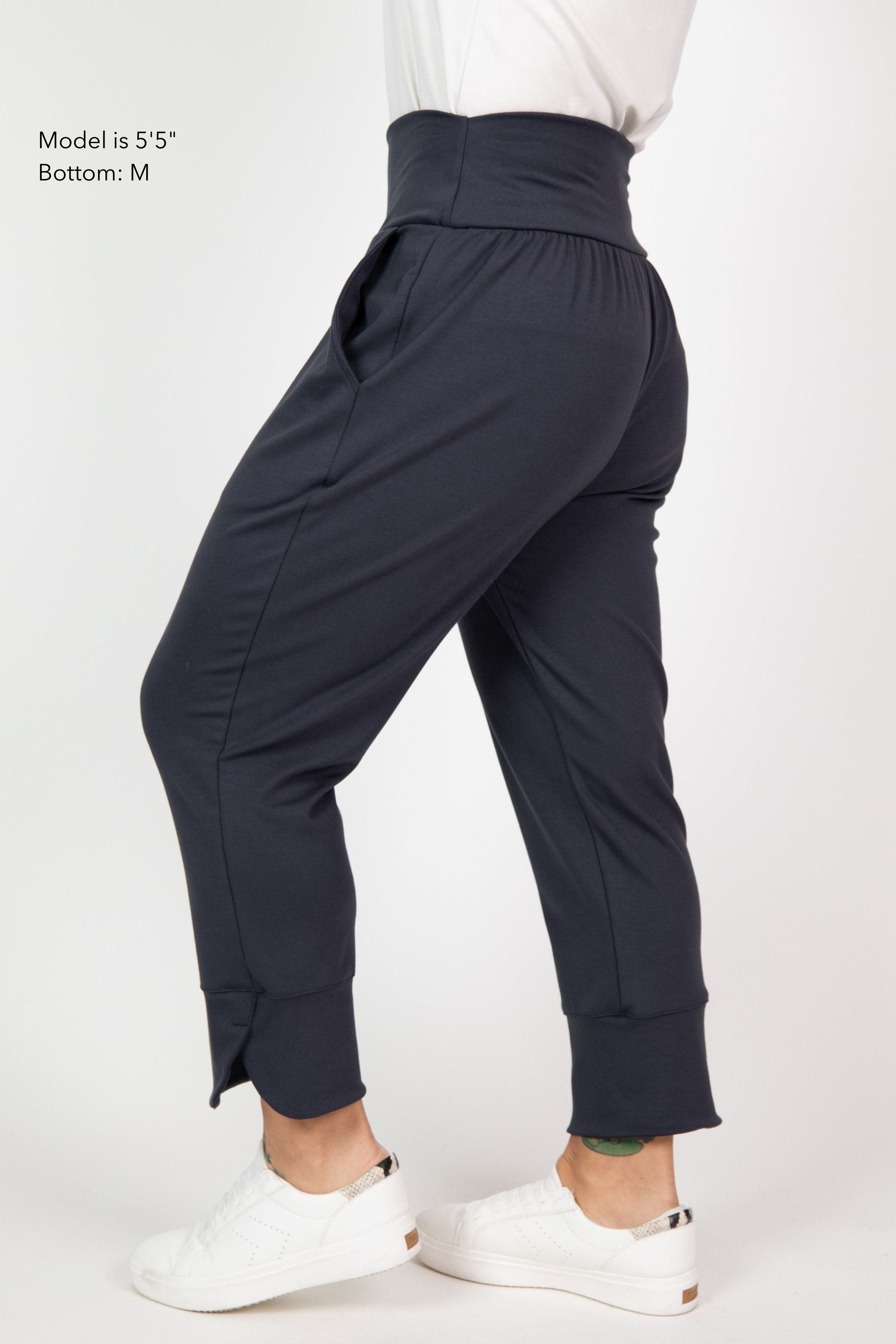 Miki Pant - Washed Black Soft Ponte