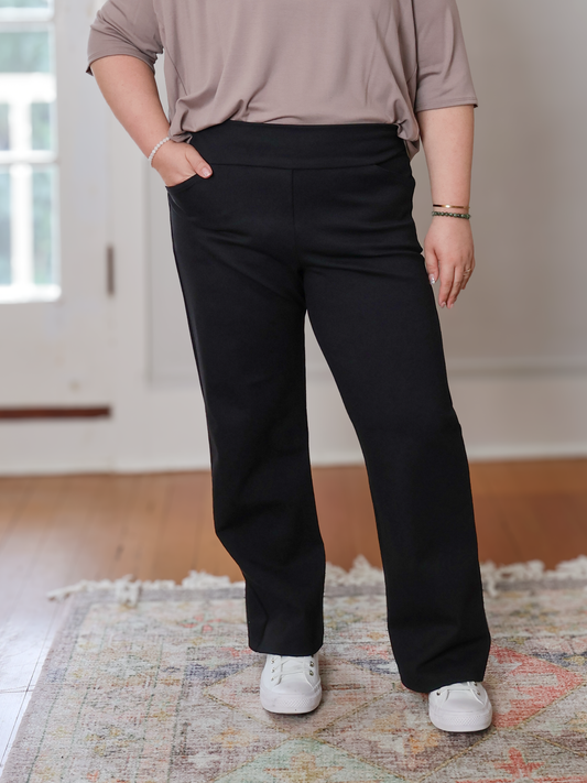 Cooke Pant - Black Double Knit