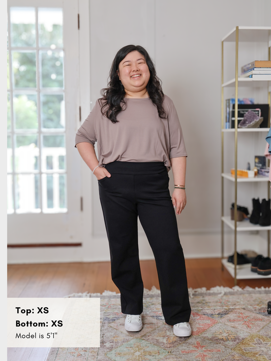 Cooke Pant - Black Double Knit