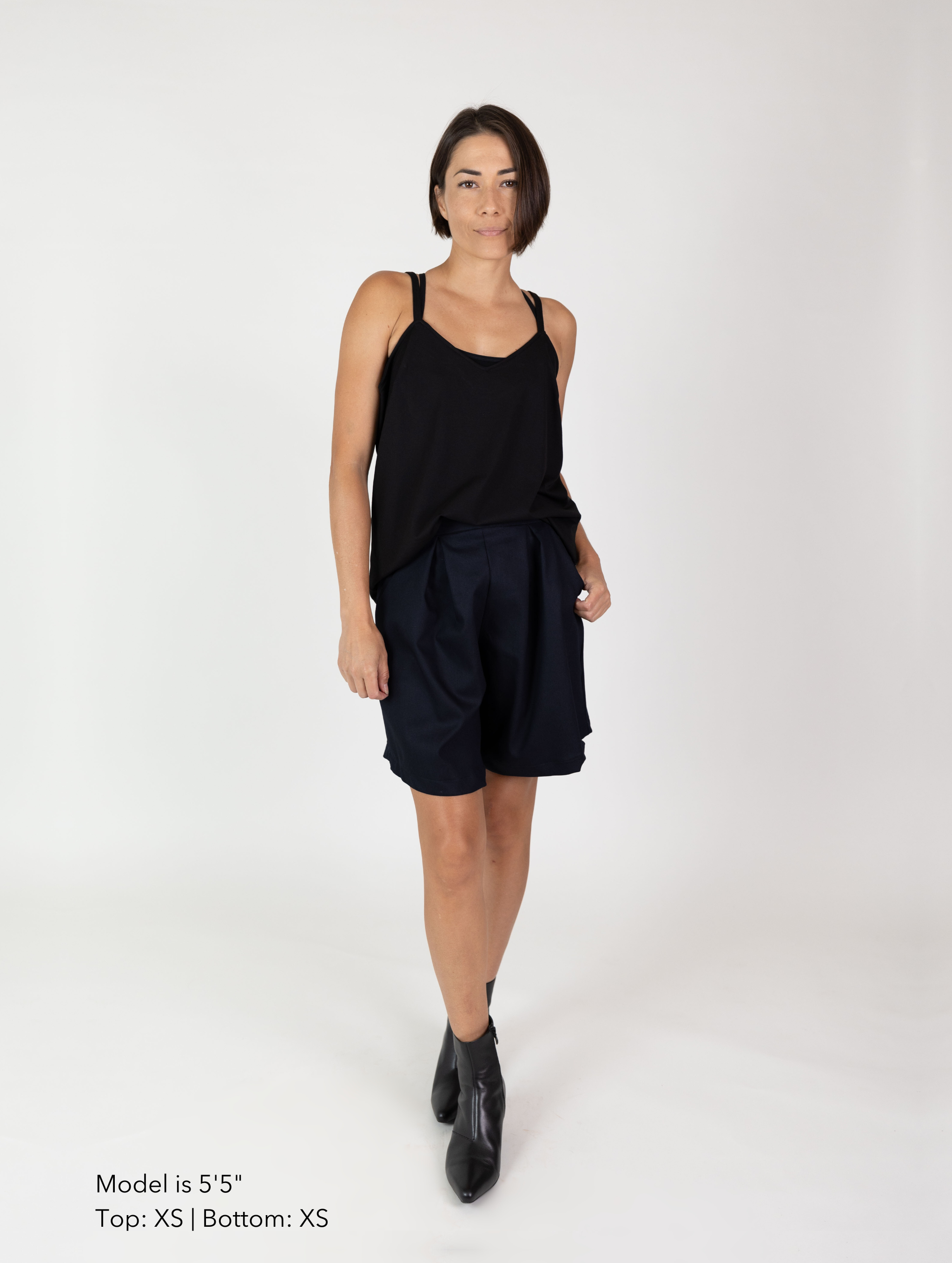 Charlie Tank - Black Rib