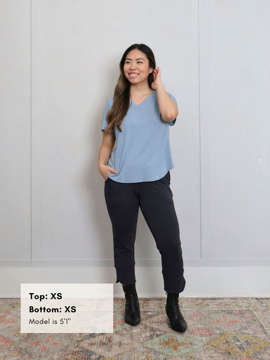 Rebecca Top - Pacific Blue