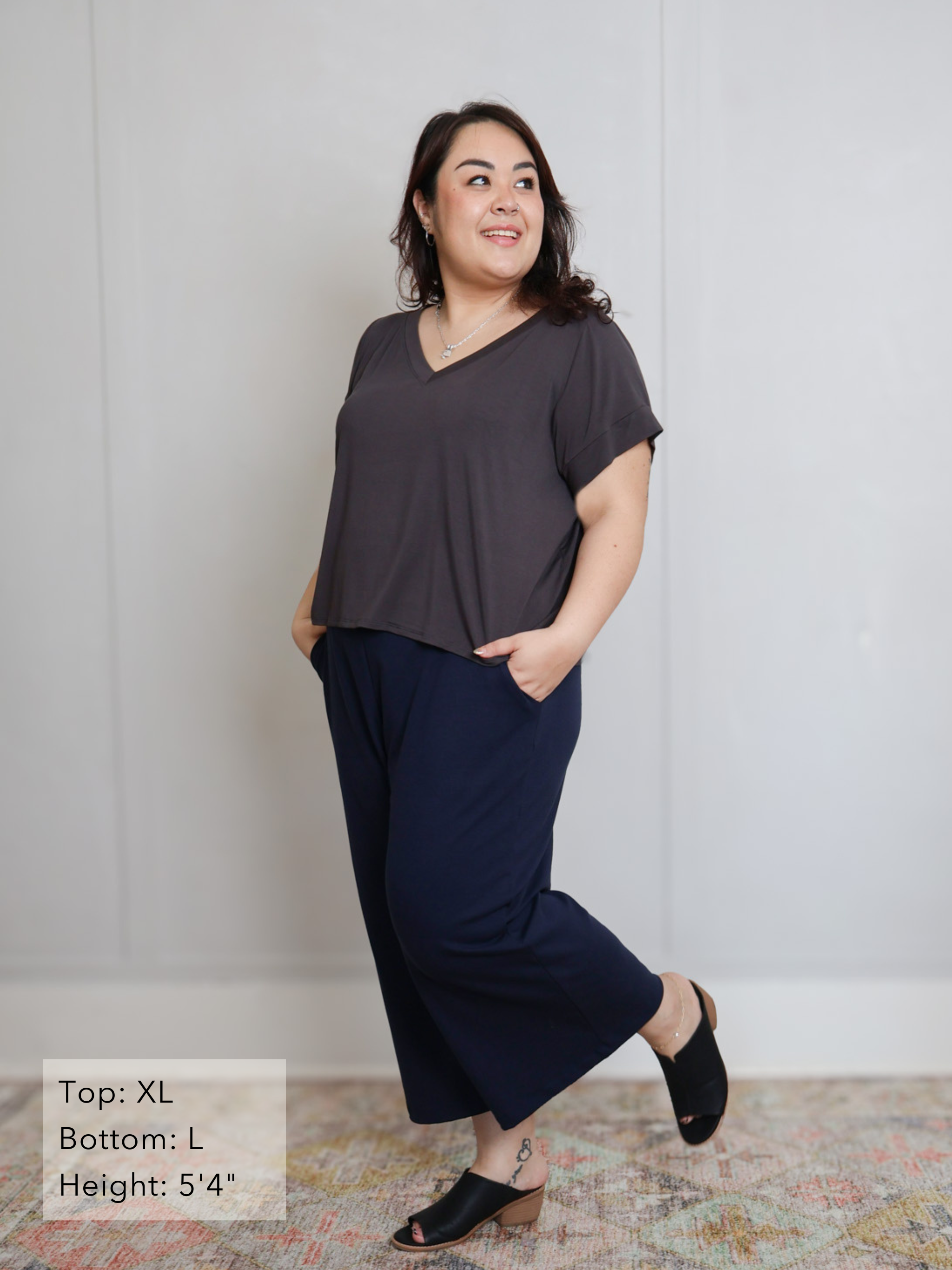 Ava Top - Washed Black