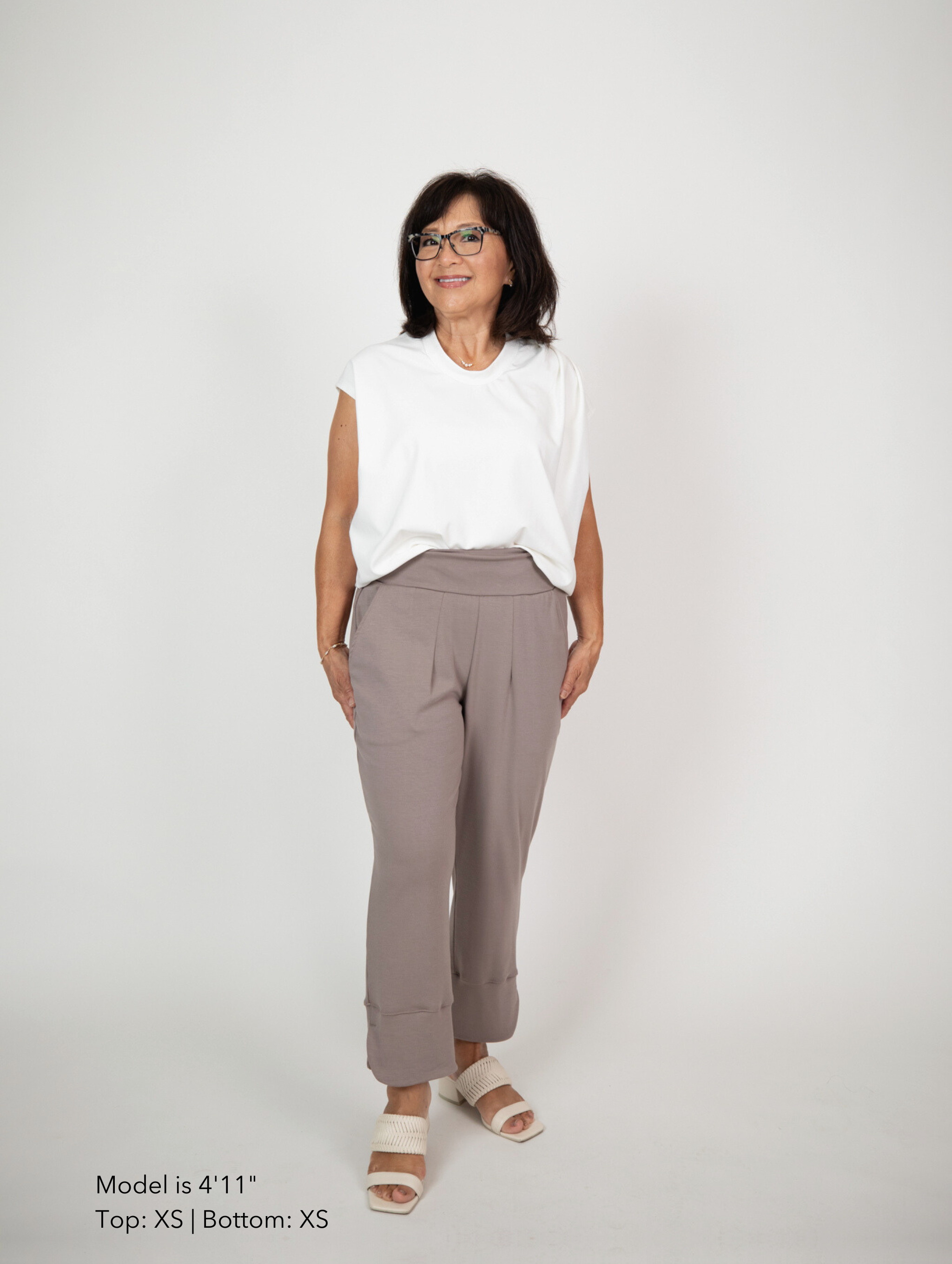 Margot Top - White Rib