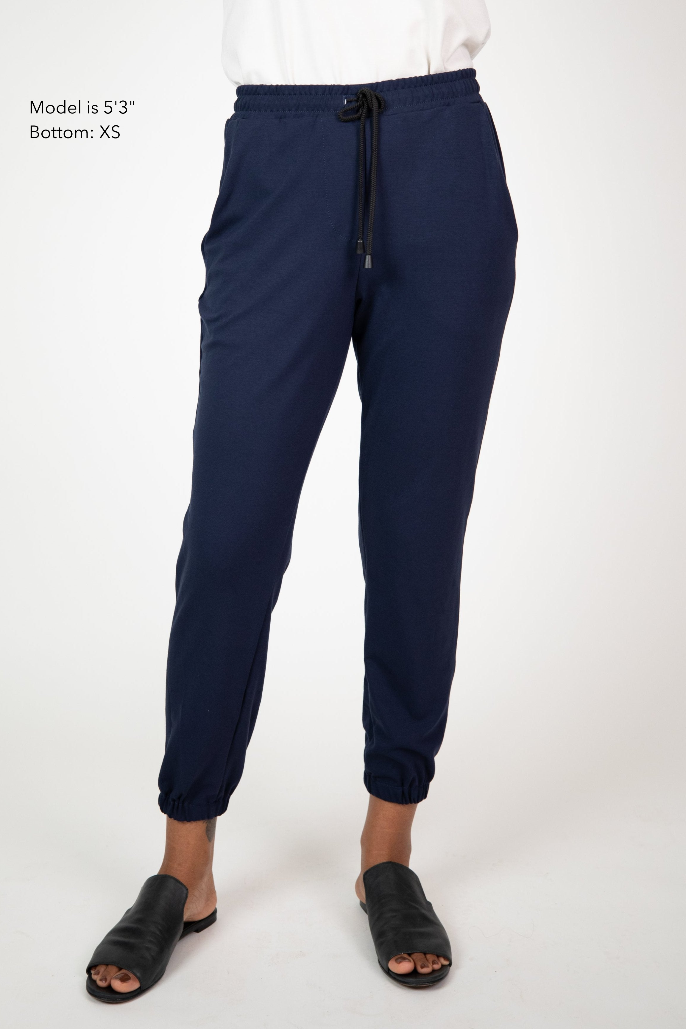 Sunrise Jogger - New Navy Soft Ponte