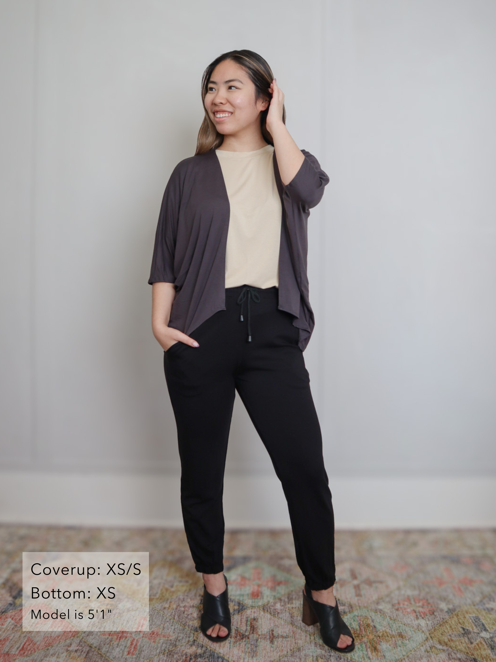 Joni Cover Up - Washed Black
