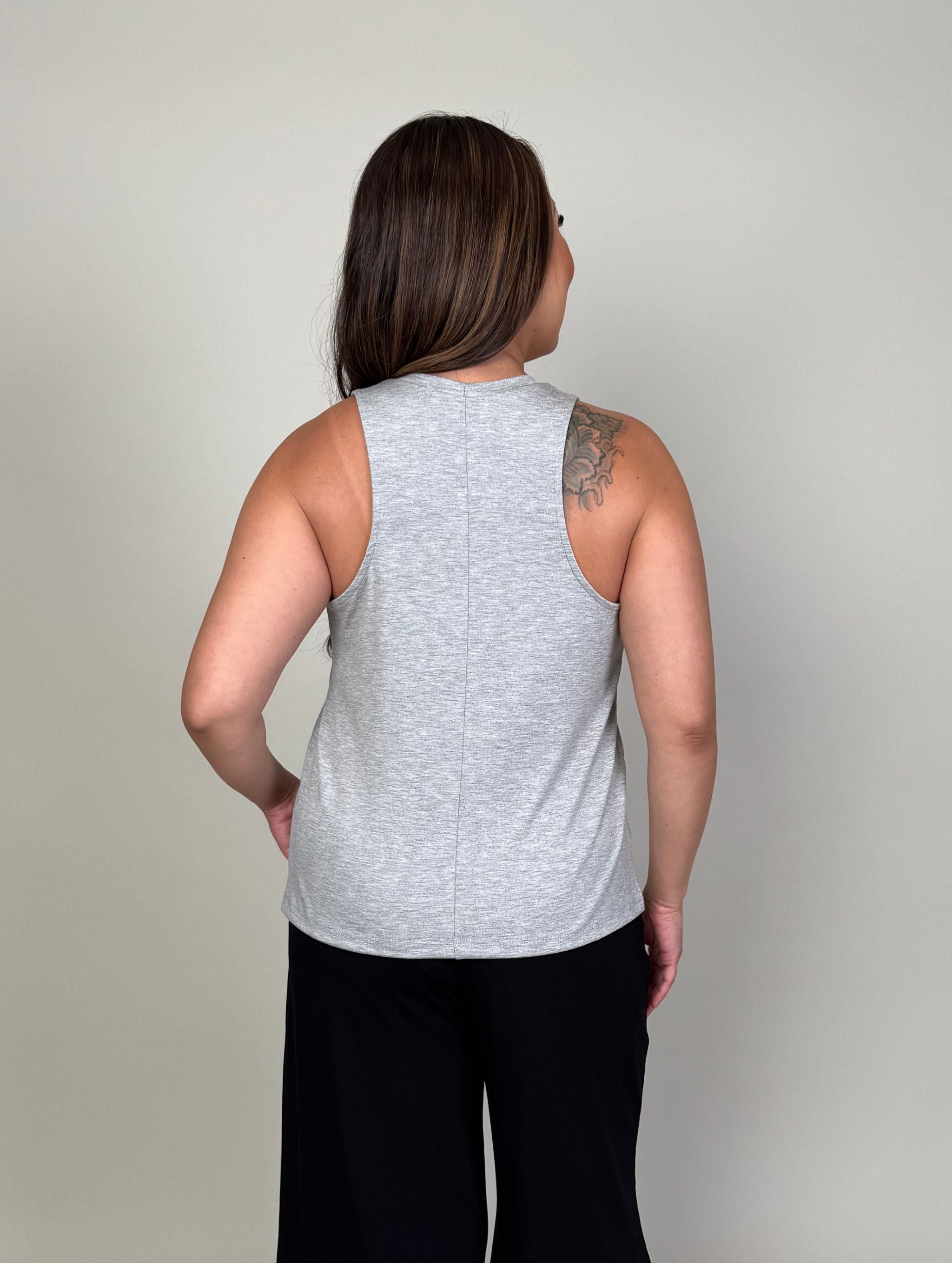 Kelly Tank - Heather Grey