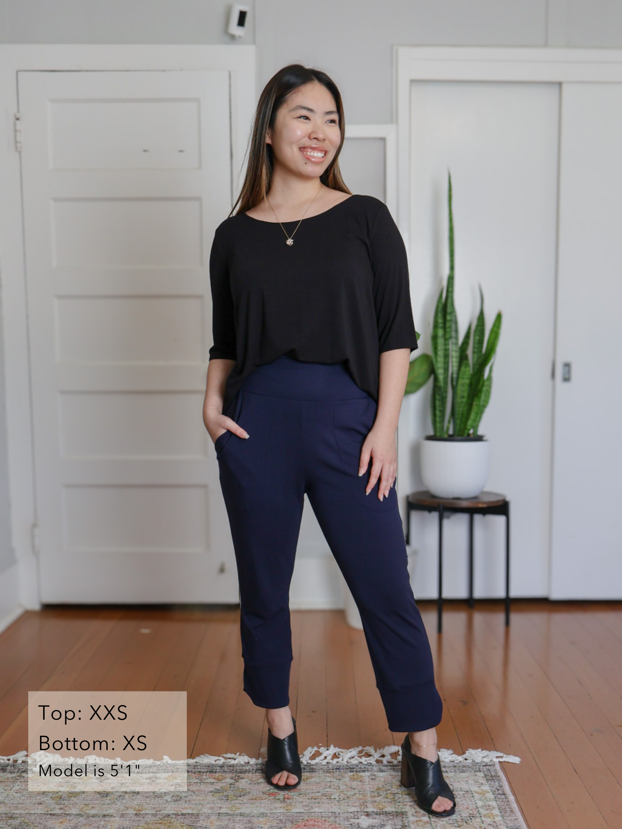 Miki Pant - Midnight Soft Ponte