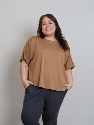 Dayna Top - Chestnut Brown