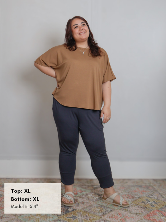 Dayna Top - Chestnut Brown