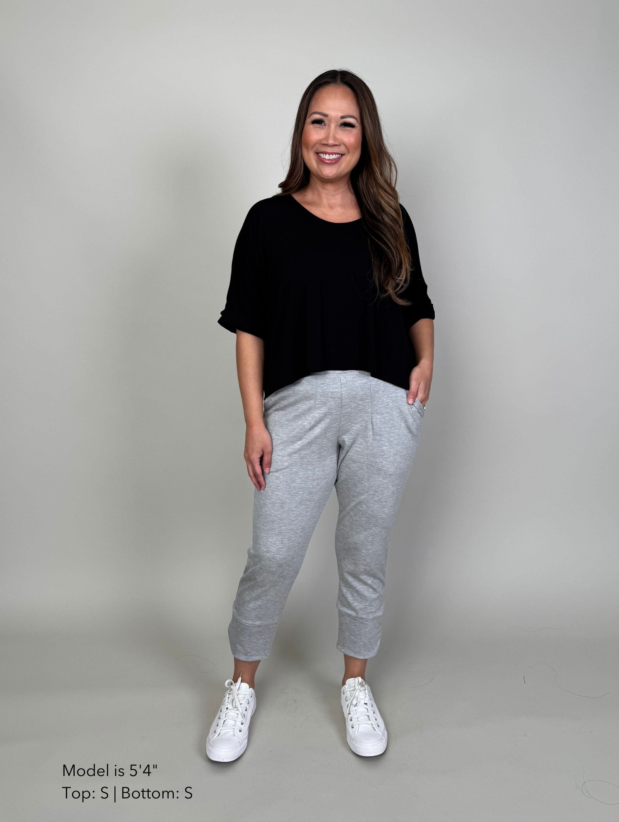 Miki Pant - Heather Grey