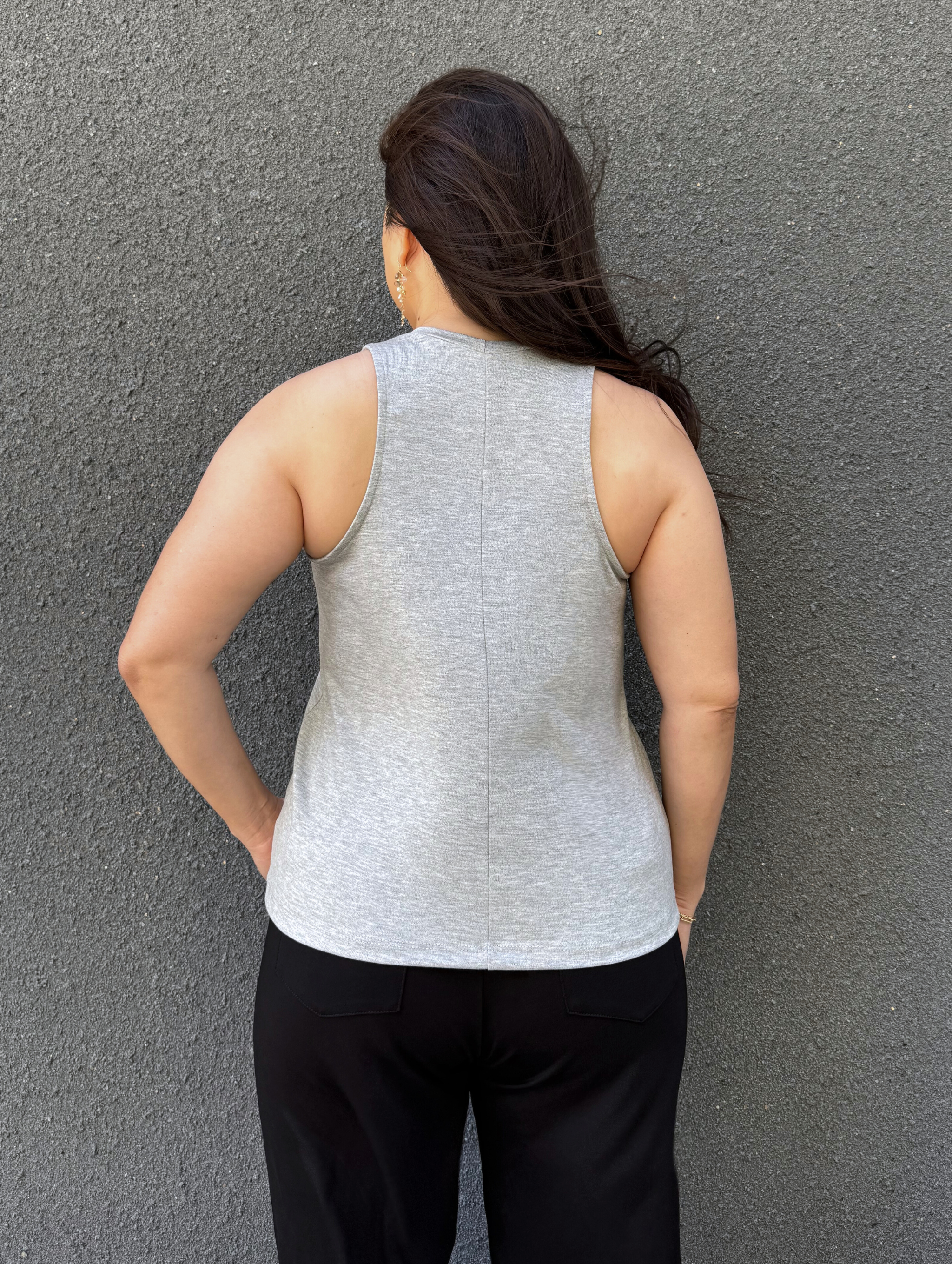 Kelly Tank - Heather Grey