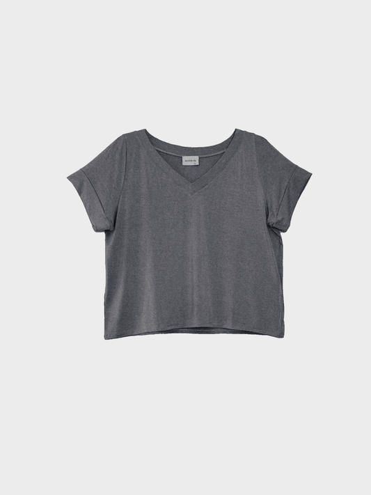 PRE-SALE: Ava Top - Dark Charcoal