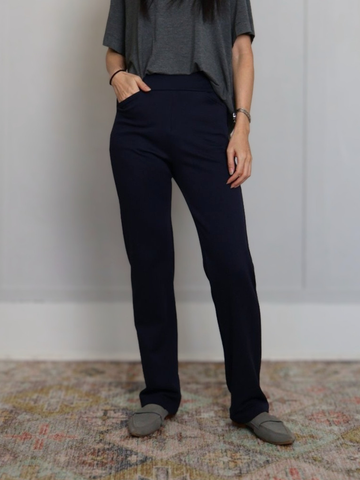 Cooke Pant - Navy Twill Ponte