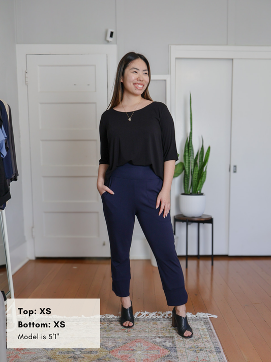 Miki Pant - Midnight Soft Ponte