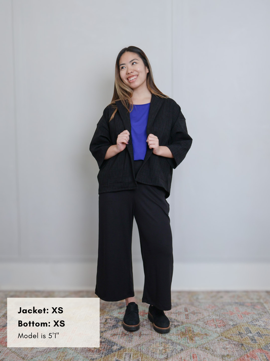 Bryce Jacket - Black Maze Ponte