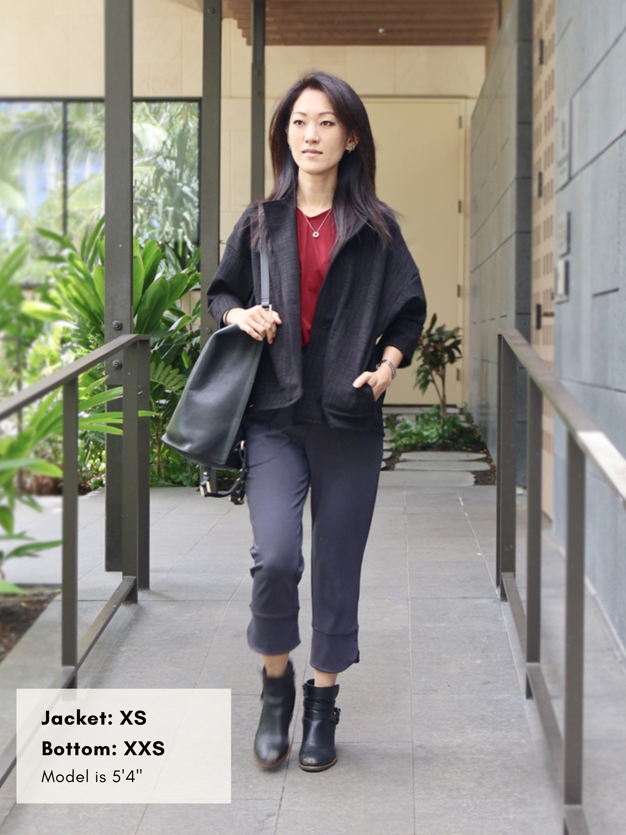 Bryce Jacket - Black Maze Ponte