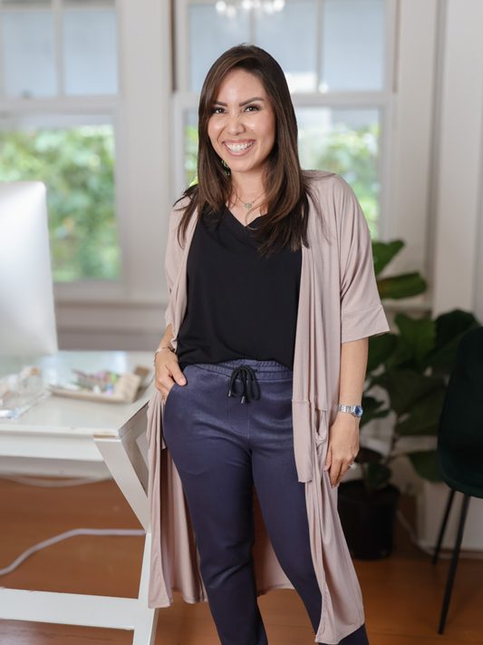 Milla Duster - Sandstone Rayon Jersey