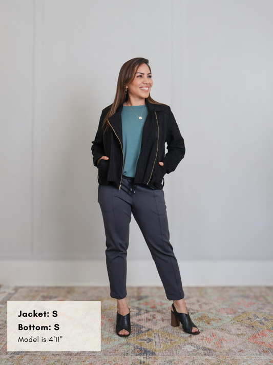 Harley Jacket - Black Maze Ponte