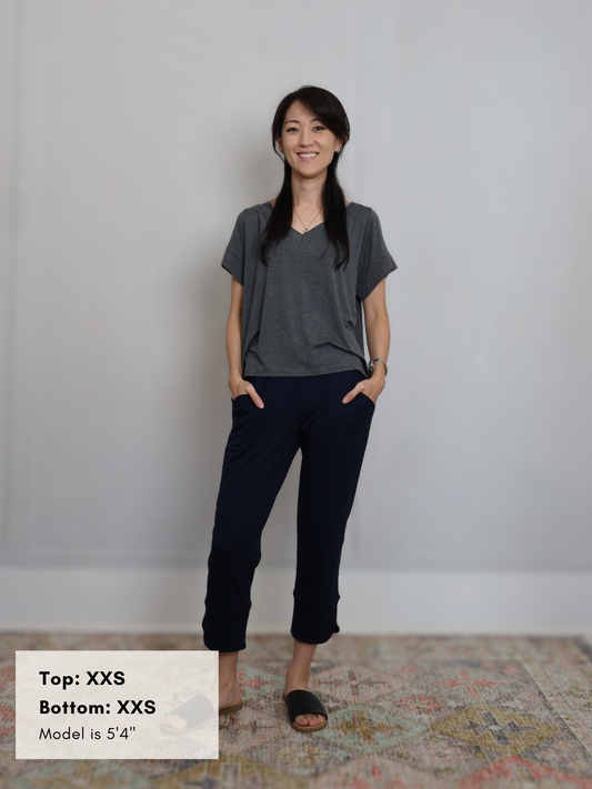 Ava Top - Dark Charcoal