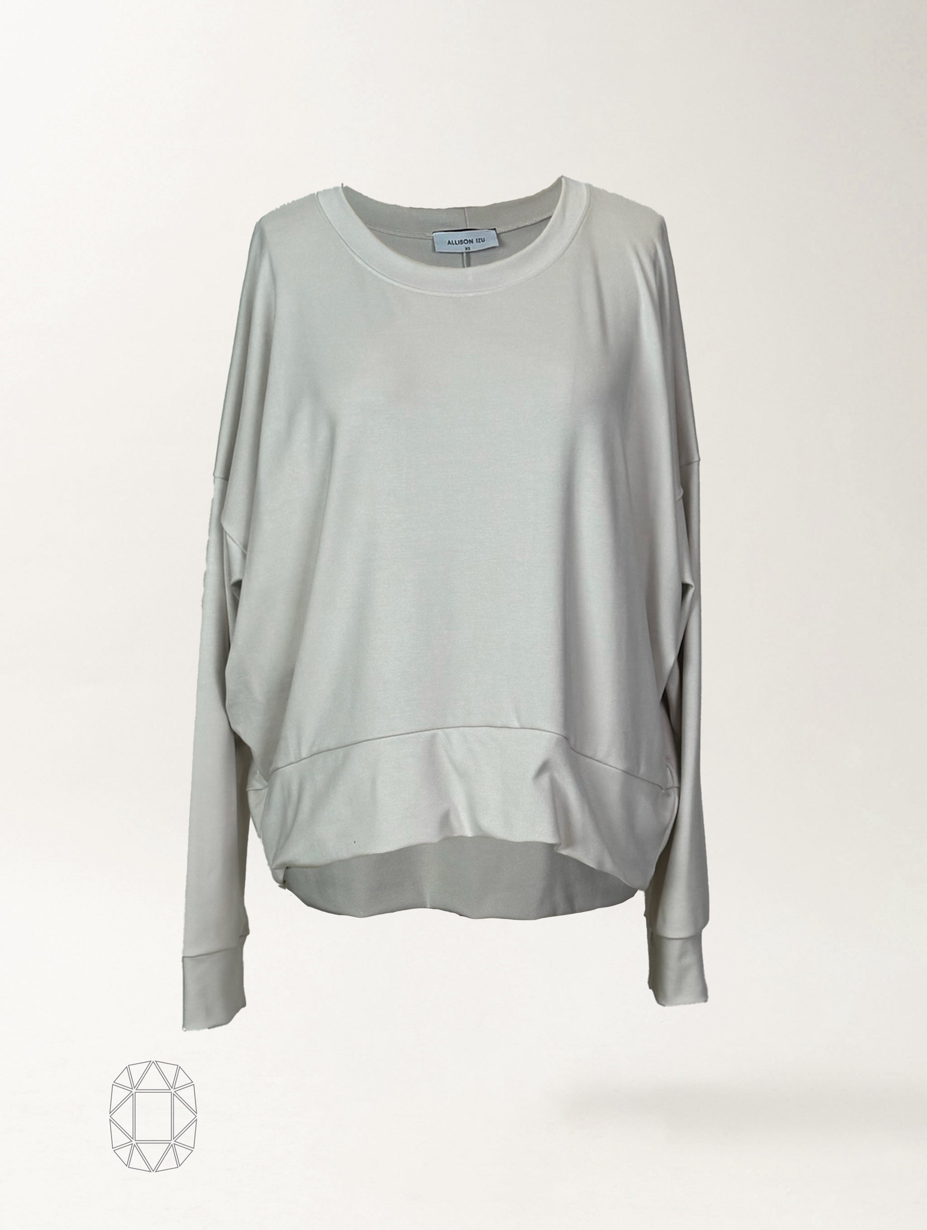 Gabby Sweatshirt - Sand Soft Ponte