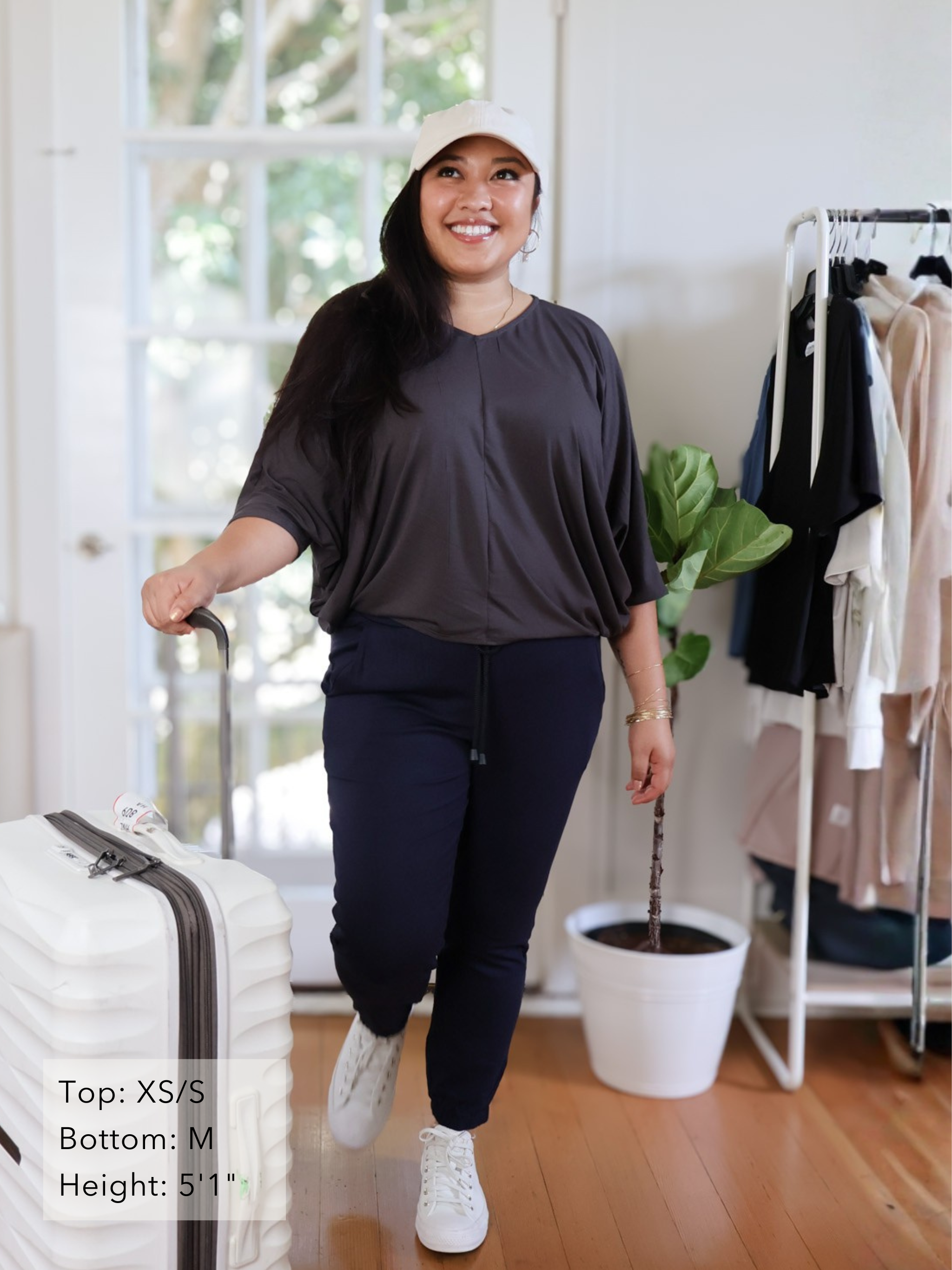 Megumi Top - Washed Black