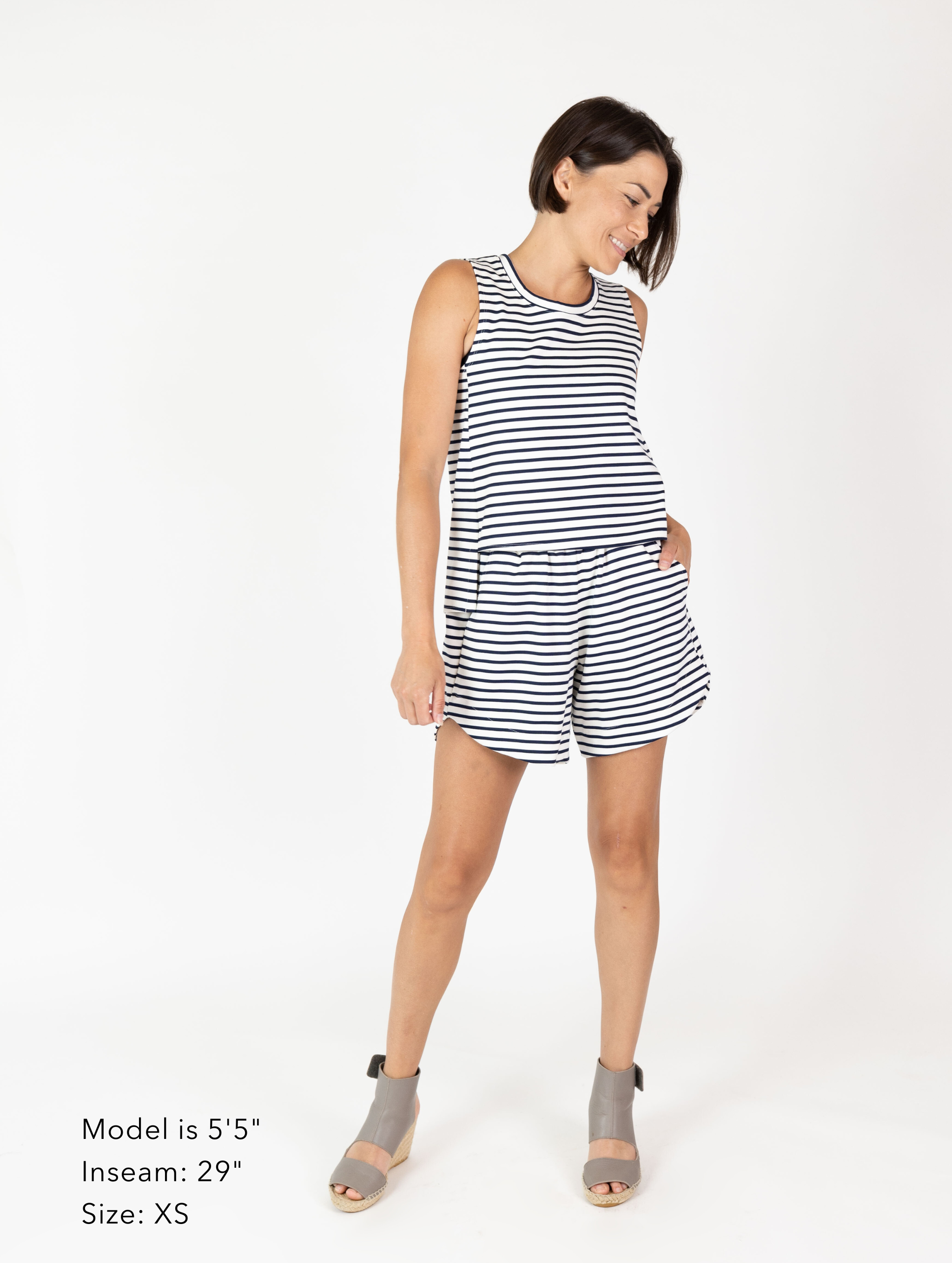 Havana Short - Nautical Stripe