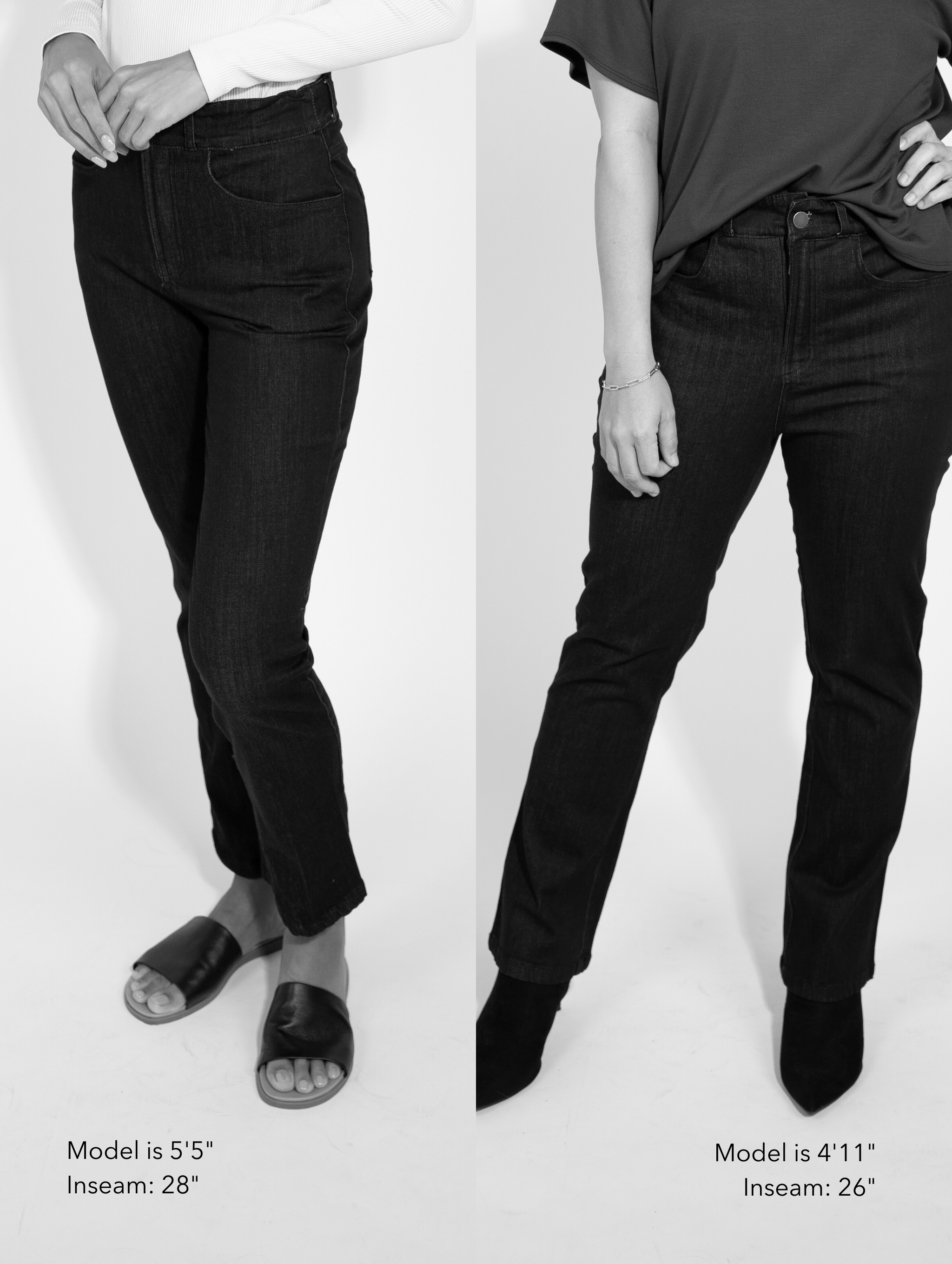 Hotel Slim Straight Jean - Black Denim