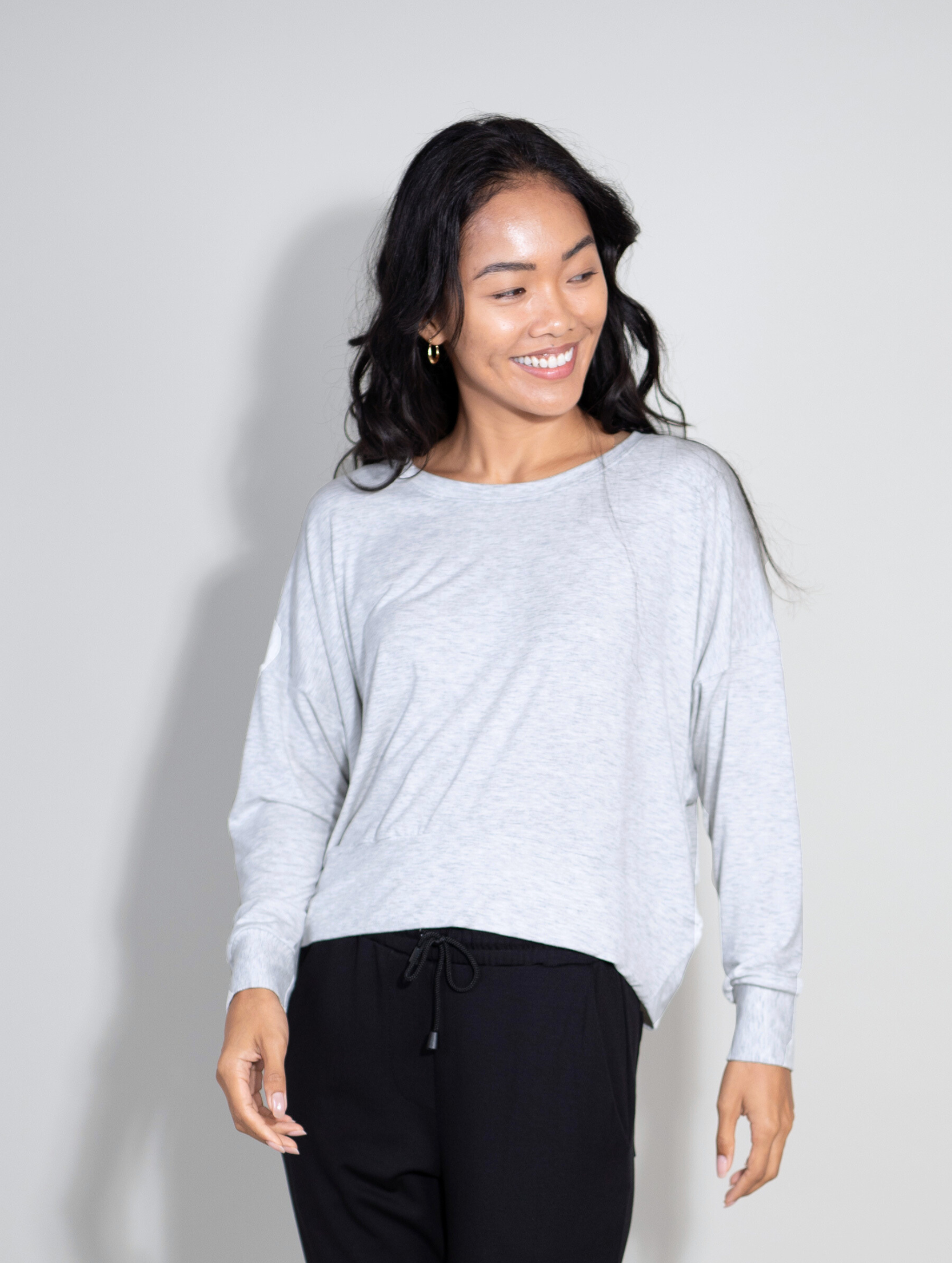 Gabby Sweatshirt - Heather Ash